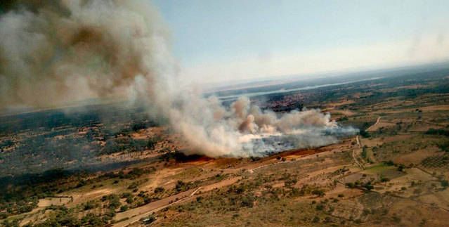 Controlado el incendio de ayer en Navalcán