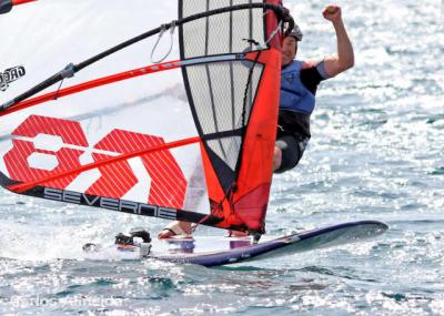 El talaverano Alfonso Tertre se cuelga el bronce en el Campeonato Ibérico de Fórmula Windsurf