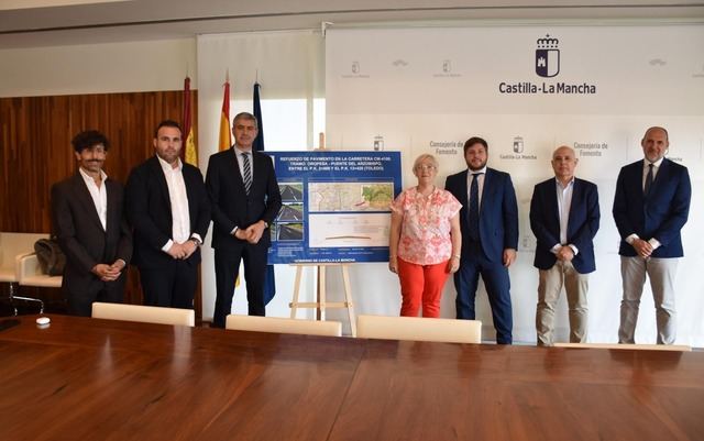 Inversión de más de 1,7 millones de euros en la rehabilitación de la CM-4100 entre Oropesa y Puente del Arzobispo