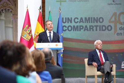 García-Page celebra los 40 años de España en la UE: "Se tomó el camino correcto"