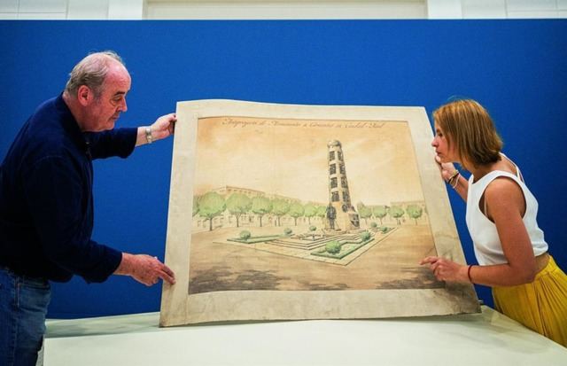 Encuentran por sorpresa un proyecto de monolito de 10 metros en homenaje a Cervantes de 1947
