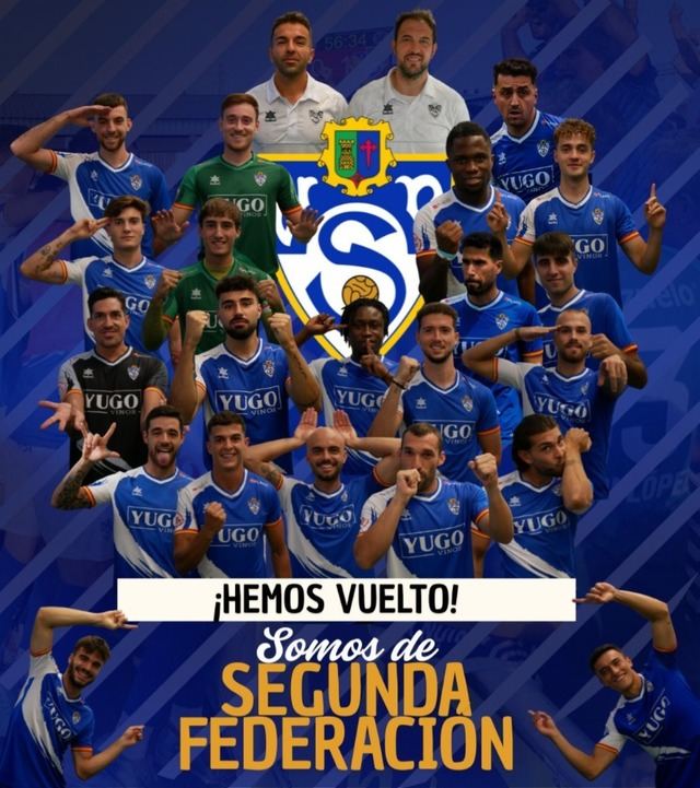 El Socuéllamos regresa a Segunda RFEF con Ángel Bernabé como guardián del ascenso