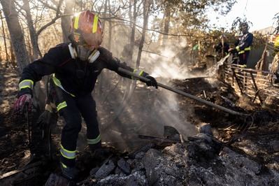 El incendio de Méntrida desciende a Nivel 1, levantándose las medidas de confinamiento