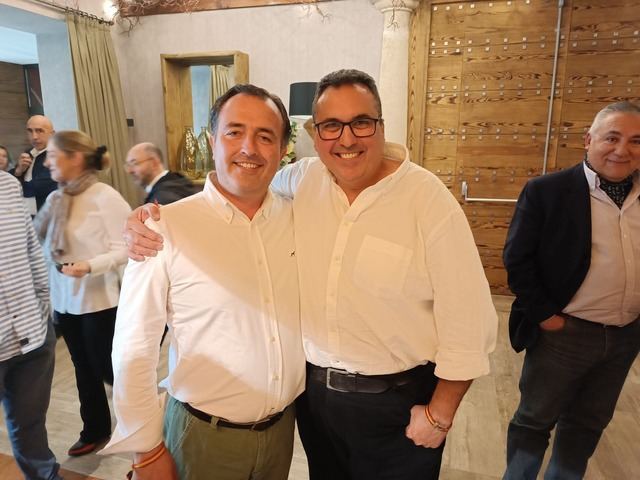 David Moreno junto a Manuel López
