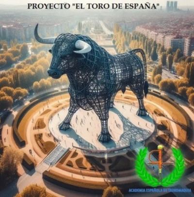 La Academia Española de Tauromaquia planea construir un toro gigante de 300 metros