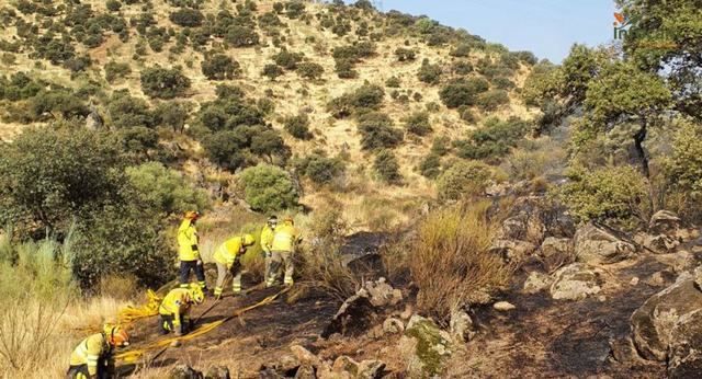 El incendio de Navalmoralejo desciende a Nivel 0