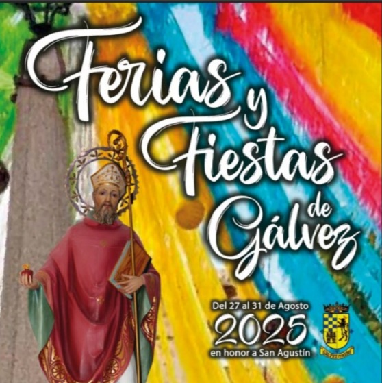 Gálvez se prepara para sus Fiestas Patronales en honor a San Agustín 2025