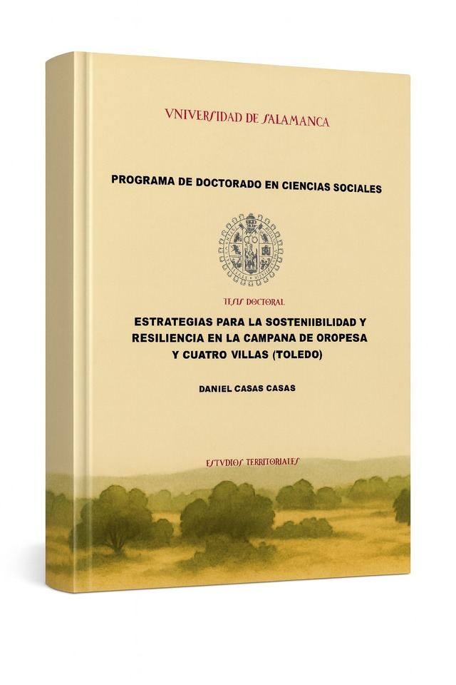 Daniel Casas defiende su tesis doctoral sobre el desarrollo rural de la comarca de La Campana de Oropesa