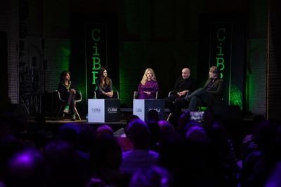Victoria Abril, Clara Lago, Alberto Ammann y Christina Rosenvinge, en el encuentro previo a clausura del CiBRA en Toledo