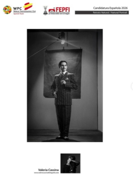 Valeria Cassina será candidata por España en la World Photographic Cup 2026