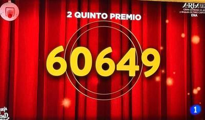 Acaba de salir el segundo quinto premio: 60.649. Ha tocado en Toledo
