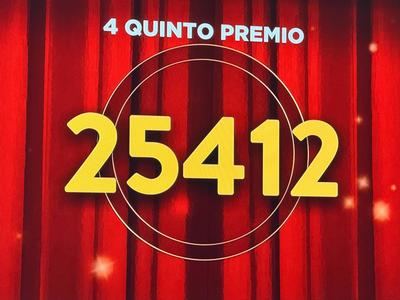 Se reparte otro quinto premio: 25.412