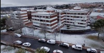 La nieve sorprende a Toledo y Olías del Rey en plena alerta por la borrasca ‘Francis’