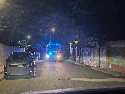 Rápida intervención para sofocar un incendio en Pepino