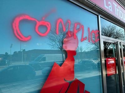 Vandalizan con pintadas la sede de la Tribuna de Toledo