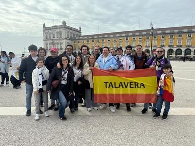 Un grupo de aficionados talaveranos viaja a Lisboa para apoyar al Real Madrid en un partido clave de Champions
