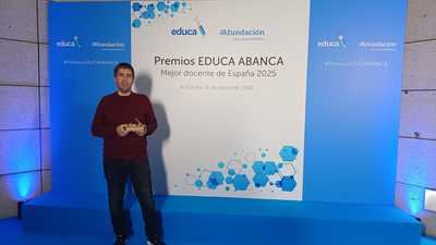 Un maestro de la escuela rural, 2º mejor docente de España en los Premios Educa Abanca