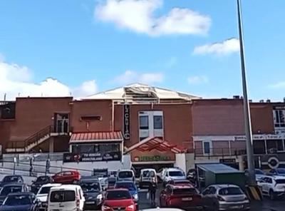 La borrasca Leonardo pone en riesgo una cúpula del Nuevo Centro de Talavera