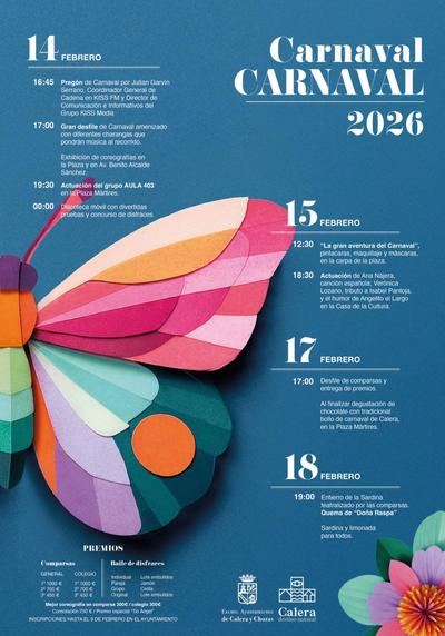 Julián Garvín dará el pistoletazo de salida al Carnaval 2026