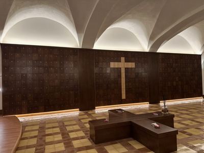 Inaugurado el ‘Columbario San Prudencio’, el mayor de la región, en la iglesia de Santa Catalina