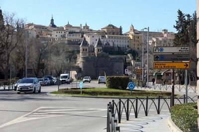 Toledo activa un amplio dispositivo de tráfico por la Semana Santa con cortes en el Casco Histórico