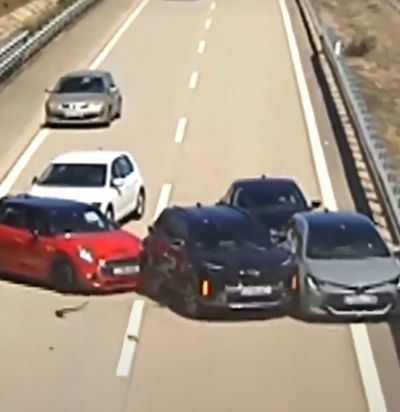 Una colisión múltiple provoca retenciones en la A-5