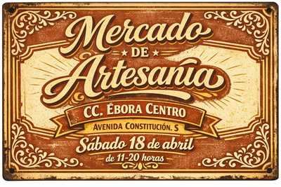 El Mercado de Artesanía llega a Ébora Centro con más de 20 expositores