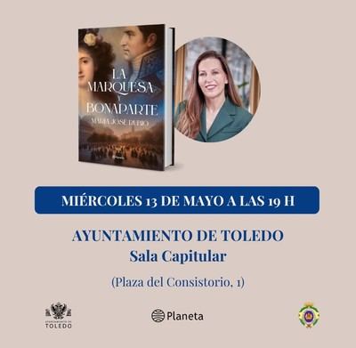 María José Rubio presentará en Toledo ‘La marquesa y Bonaparte’, una historia ambientada en el Madrid de 1800 y la corte de Carlos IV