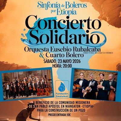 ‘Sinfonía de Boleros por Etiopía’ llegará al Teatro Victoria