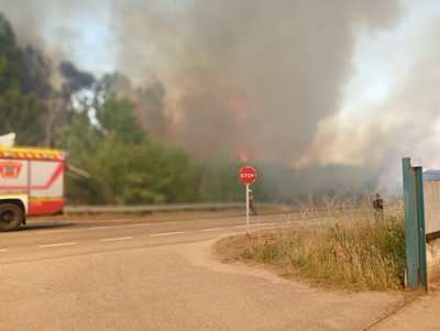 Extinguido el incendio forestal en Talavera tras una rápida intervención