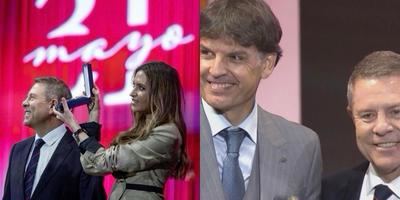 Sara Carbonero y Fernando Morientes reciben las Medallas de Oro de Castilla-La Mancha