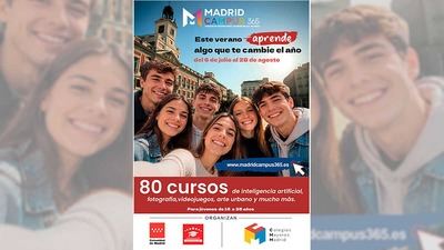 Madrid lanza “Campus 365”, un gran programa formativo de verano con 80 cursos para jóvenes