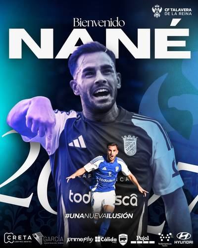 El CF Talavera refuerza su ataque con el fichaje del delantero Nané