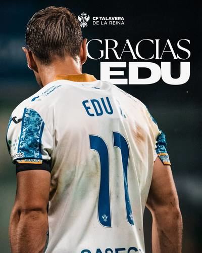 Edu Gallardo se despide del CF Talavera tras cuatro temporadas como referente y capitán