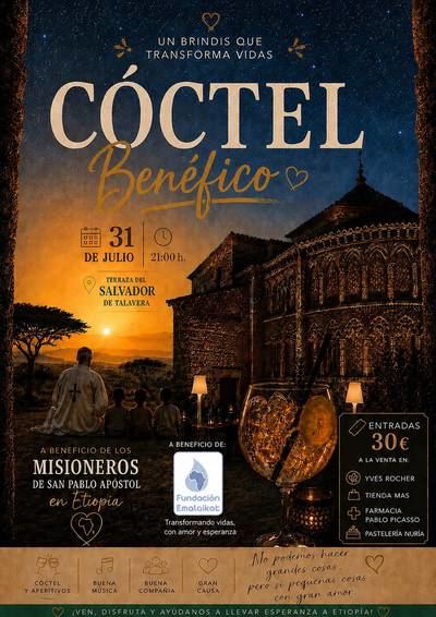 Solidaridad, música y gastronomía en el Cóctel Benéfico de Talavera