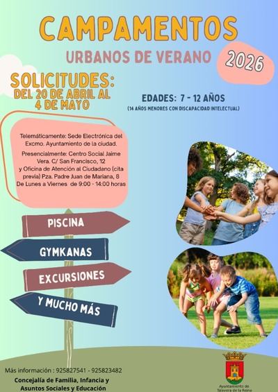 Los niños de los Campamentos Urbanos siguen sin poder acceder a las piscinas municipales