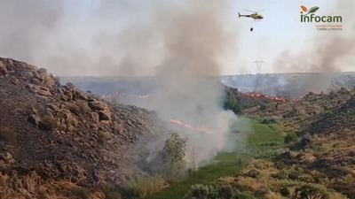 Dos incendios forestales mantienen en vilo a la provincia de Toledo