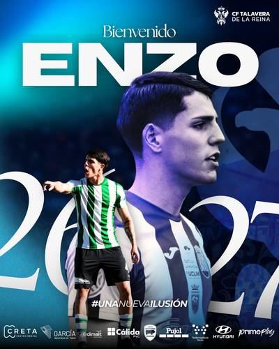 Enzo Ojeda, nuevo muro para la defensa del CF Talavera
