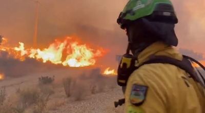 García-Page ofrece apoyo a Andalucía tras el incendio de Almería: 'Es una tragedia enorme'
