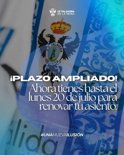 El CF Talavera amplía de forma excepcional el plazo de renovación de abonos