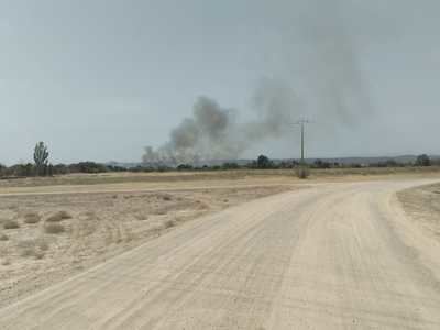 Un incendio moviliza un operativo de extinción en Talavera la Nueva