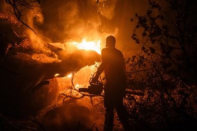 Escalona pide un consumo responsable de agua ante la reducción del caudal del Alberche por la lucha contra el incendio