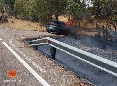 Así fue el incendio entre Velada y Gamonal