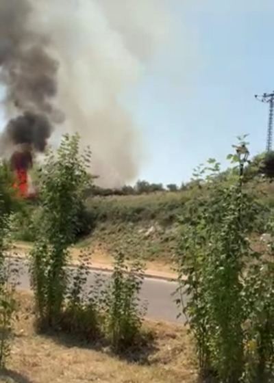 Un incendio en Calera y Chozas queda extinguido tras más de dos horas de intervención