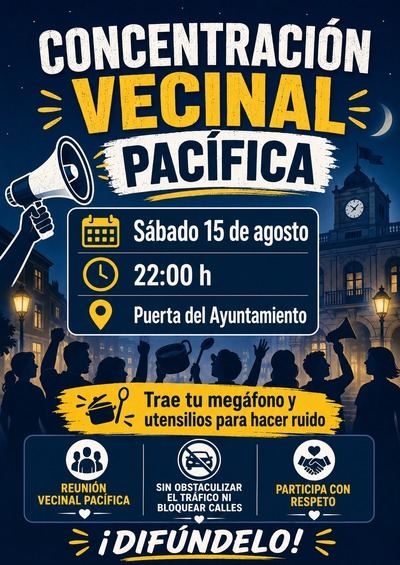 “No queremos vivir con miedo”: Calera y Chozas se moviliza por la seguridad